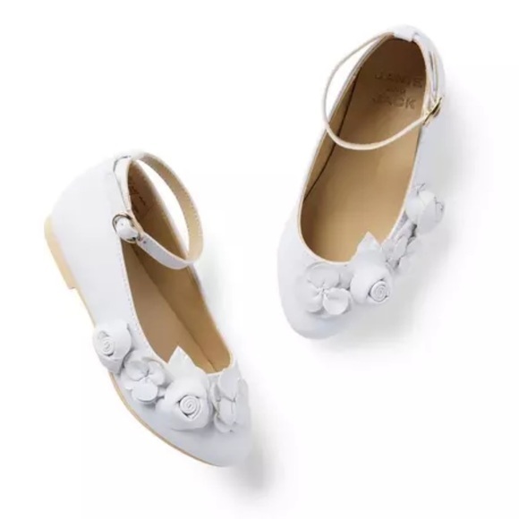 New Janie and Jack FLOWER BALLET FLAT - Picture 1 of 5